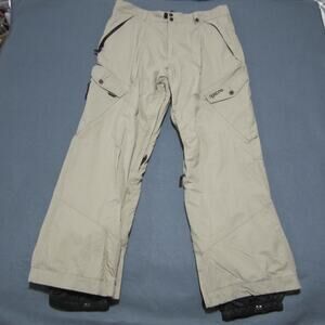 Rip Zone CORE SnowBoard Ski Pants Men's XL (36x32) Beige Straight Leg 5000 mm